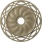 Ekena Millwork Loera Ceiling Medallion (Fits Canopies up to 6 1/4"), 26 5/8"OD x 4 1/2"ID x 1 3/8"P, Gobi Desert CM26LOGDF - alternate 1